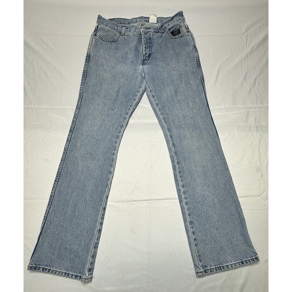Harley-Davidson Denim - Harley Davidson Women's Light Wash Bootcut Blue Denim Jeans - Size 6 (29x30.5)